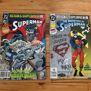 Superman comic books 1993